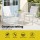 Gardeon 3PC Outdoor Bistro Set White Stackable Textilene Chairs with Tempered Glass Table 3PC Patio Furniture