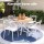 Gardeon 5 Piece Outdoor Dining Set with WPC Tabletop and 4 Stackable PP Chairs White Patio Furniture