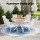 Gardeon 7PCS Outdoor Dining Set with WPC Tabletop and 6 Stackable Textilene Chairs Seats 6 Adults White