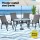 Gardeon 5 Piece Outdoor Dining Set, Grey Mesh Chairs, Tempered Glass Table, Steel Frame, Weatherproof Patio Furniture