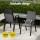 Gardeon Outdoor Dining Set - Steel Frame, Stackable Chairs, Weather-Resistant, Easy Assembly for Patio or Garden Use