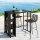 Gardeon Outdoor Bar Set: PE Wicker, Powder-Coated Steel, 2 Stools & Table, UV-Resistant, Easy Assembly, 1-Year Warranty