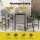 Gardeon 3Pcs Outdoor Aluminium Bistro Set: Black Bar Stools & Table with Cushions - Weather-Resistant, Stylish & Durable