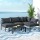 Gardeon 4-Seater Aluminium Patio Sofa Set, Charcoal – Weather-Resistant, Easy Assembly, Outdoor Furniture, 4PC