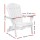 Gardeon Adirondack Foldable Outdoor Chair, Eco-Friendly Hemlock Wood, Wide Armrests, High Back, 87x74.5x87cm, White
