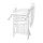 Gardeon Adirondack Foldable Outdoor Chair, Eco-Friendly Hemlock Wood, Wide Armrests, High Back, 87x74.5x87cm, White