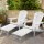Gardeon 2PC Adirondack Outdoor Chairs - Foldable Hemlock Wood Sun Lounge with Footstool, 150kg Capacity, Patio Furniture