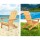 Gardeon 3PC Adirondack Outdoor Set - Eco-Friendly Hemlock Wood Foldable Chairs & Table, Classic Design, Easy Assembly