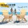Gardeon 3PC Adirondack Outdoor Set - Eco-Friendly Hemlock Wood Foldable Chairs & Table, Classic Design, Easy Assembly