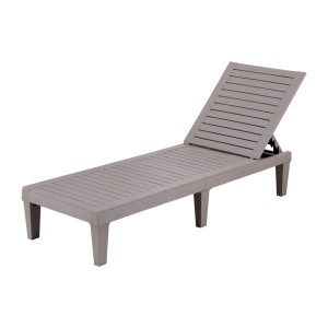 Gardeon Grey Sun Lounge Recliner - Adjustable, UV & Water-Resistant, 190cm, Lightweight Patio Furniture, 150kg Capacity