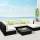 Gardeon 7-Piece Outdoor Sofa Set: UV-Resistant Wicker, Heavy-Duty Aluminium Frame, Cushions, Glass Table, Easy Assembly