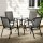 Gardeon 5PC Outdoor Bistro Set, Black, Stackable Chairs & Table, Durable Steel Frame, Weather-Resistant, Easy Assembly