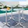 Gardeon Set of 4 Adjustable Outdoor Bar Tables - Stainless Steel Top, Aluminium Base, 70/110cm Heights, Foldable Design