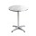 Gardeon Set of 6 Outdoor Bar Tables: Adjustable 70/110CM, Stainless Steel Top, Foldable & Portable, Modern Silver Finish