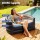 Gardeon Outdoor Inflatable Couch: 2-Seater Lounge, Soft Flocked PVC, Portable with Pump, 300kg Capacity, Coffee Colour