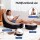 Gardeon Inflatable Chair & Ottoman Set - PVC Flocked Fabric, Supports 150kg, Portable for Camping & Indoor Use