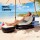 Gardeon Inflatable Chair & Ottoman Set - PVC Flocked Fabric, Supports 150kg, Portable for Camping & Indoor Use
