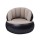 Gardeon Inflatable Chair: Durable Flocked PVC, 70cm, Coffee & Black, with Pump - Perfect for Camping & Indoor Comfort