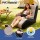 Gardeon Inflatable Chair Sofa: Durable Flocked PVC, 130x72x85cm, Includes Pump, Perfect for Camping & Indoor Relaxation