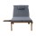 Gardeon 2x Sun Lounge Wooden Lounger: Fir Wood, Adjustable Backrest, Grey Cushions, Wheels, 195cm x 68cm x 89cm
