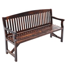 Gardeon 5FT Fir Wood Garden Bench, 3-Seater, Charcoal Finish, Weather-Resistant, 360kg Capacity, Easy Assembly Gardeon 5FT Fir Wood Garden Bench, 3-Seater, Charcoal Finish, Weather-Resistant, 360kg Capacity, Easy Assembly