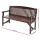Gardeon 5FT Fir Wood Garden Bench, 3-Seater, Charcoal Finish, Weather-Resistant, 360kg Capacity, Easy Assembly