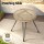Gardeon 3PC Grey Outdoor Bistro Set - Steel Frame, Weather-Resistant PE Wicker, Cushioned Chairs, Easy Assembly
