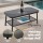 Gardeon 4PC Outdoor Sofa Set - Steel Frame, Rope Backrest, Tempered Glass Table, Water-Resistant Cushions, 4-Seater