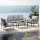 Gardeon 5-Seater Outdoor Sofa Set, 4PCS Patio Furniture, Steel Frame, Removable Cushions, Versatile Indoor/Outdoor Use