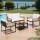Gardeon 4-Piece Outdoor Sofa Set with Rattan Weave, Cushions, and Glass Table - UV-Resistant, Perfect for Patio & Garden
