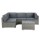 Gardeon 5-Piece Grey Wicker Outdoor Sofa Set, 4-Seater with Cushions, UV & Water-Resistant for All-Season Use