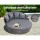Gardeon Grey Wicker Sun Lounge Day Bed - Outdoor Patio Furniture, UV-Resistant, 161x180x145cm, Adjustable Canopy