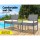 Gardeon 3PC Patio Furniture Bistro Set - Grey Wicker Outdoor Lounge with Cushions & Tempered Glass Table, UV-Resistant