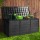 Gardeon 290L Outdoor Storage Box - Weather-Resistant, Lockable, Easy Assembly, Black - Garden Deck Shed Organiser
