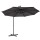Instahut 3m Charcoal Cantilever Outdoor Umbrella - UV50+ Water-Resistant Polyester, Steel Frame, Garden & Patio Shade