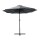 Instahut 4.57m Charcoal Outdoor Umbrella, UV50+ Water-Resistant Polyester, Steel Frame, Dodecagon Canopy, Tilt Feature