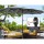 Instahut 4.57m Charcoal Outdoor Umbrella, UV50+ Water-Resistant Polyester, Steel Frame, Dodecagon Canopy, Tilt Feature