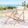 Gardeon Wooden Sun Lounge Outdoor Deck Chair - Adjustable Poplar Frame, 600D Fabric, Beige, 120kg Capacity, Portable
