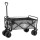 Gardeon Garden Cart with Cargo Net, Steel & 600D Polyester, Grey, 90x57x74-99cm, Multipurpose Trolley for Outdoor Use
