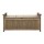 Gardeon 160L Wooden Outdoor Storage Bench Box - Fir Wood, Water-Resistant, 106cm, Brown - Garden Tool & Toy Organiser
