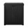 Gardeon 195L Outdoor Storage Box Bench - Weather-Resistant Polypropylene, Easy Assembly, Black, 1-Year Warranty