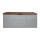 Gardeon 290L Brown Outdoor Storage Box with Lockable Lid, Weather-Resistant PP Material, Wheels & Handles for Easy Use