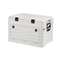 Gardeon 40L Foldable Outdoor Storage Box – Durable PP Material, Dual-Layer, 3-Way Access, Portable & Space-Saving Design