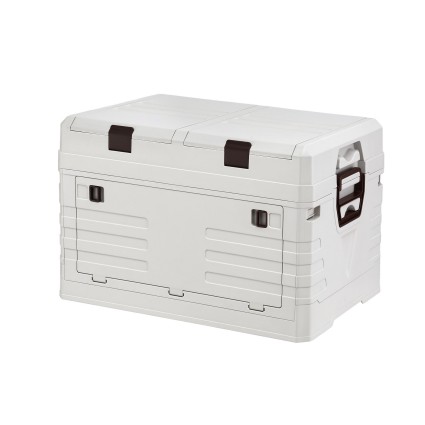 Gardeon 40L Foldable Outdoor Storage Box – Durable PP Material, Dual-Layer, 3-Way Access, Portable & Space-Saving Design