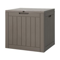 Gardeon 118L Grey Outdoor Storage Box - Weather-Resistant, Lockable, Durable PP Material, Easy Assembly, 1-Year Warranty