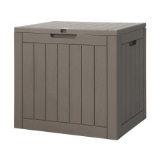 Gardeon 118L Grey Outdoor Storage Box - Weather-Resistant, Lockable, Durable PP Material, Easy Assembly, 1-Year Warranty