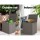 Gardeon 118L Grey Outdoor Storage Box - Weather-Resistant, Lockable, Durable PP Material, Easy Assembly, 1-Year Warranty