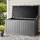 Gardeon 190L Lockable Outdoor Storage Box & Bench - Weather-Resistant Black Polypropylene, Easy Assembly, 136kg Capacity