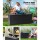 Gardeon 490L Lockable Outdoor Storage Box - Weather-Resistant Garden Bench & Tool Shed, Black, Easy Assembly