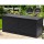 Gardeon 490L Lockable Outdoor Storage Box - Weather-Resistant Garden Bench & Tool Shed, Black, Easy Assembly